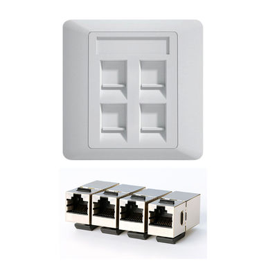 ซื้อ เต้ารับ RJ45 CAT6 พร้อมการจ่ายไฟ 90W IEEE 802.3bt Type 4 และขนาด 86 * 86 มม. สำหรับอาคารอัจฉริยะ online manufacture