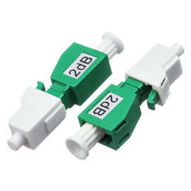 ซื้อ LC / APC ตัวลดทอนสัญญาณโหมดเดี่ยว 2dB / 5dB ชาย - หญิงที่มีสีเขียว online manufacture