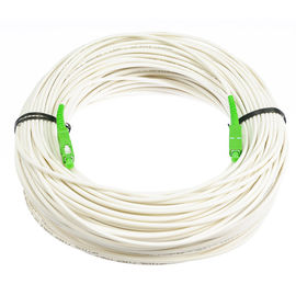 ซื้อ G657B3 สายเคเบิลไฟเบอร์ออฟติคัลป้องกันการดัดโหมดเดียวสีขาวด้วยวัสดุ LSZH online manufacture