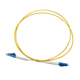 ซื้อ SC / UPC - LC / UPC SM สายแพทช์ไฟเบอร์ออปติกไฟเบอร์ Simplex สีเหลือง PVC / LSZH / OFNR online manufacture