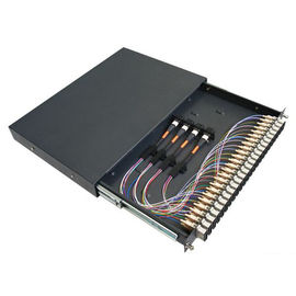 ซื้อ 12 พอร์ต SC MM Simplex แร็คเมาท์ไฟเบอร์แพทช์แผงไฟเบอร์ออปติกและอะแดปเตอร์ online manufacture