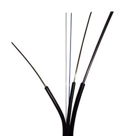 ซื้อ สายไฟเบอร์ออปติกกลางแจ้งหล่นสายเคเบิล 2 แกน UV สีดำและวัสดุทนไฟ LSZH online manufacture
