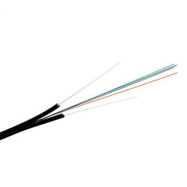 ซื้อ สายเคเบิลใยแก้วนำแสง 2 แกน FTTH สายใยแก้วนำแสงในร่มหล่นพร้อมสมาชิกที่แข็งแกร่ง online manufacture