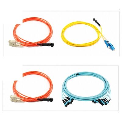 ซื้อ สายไฟเบอร์ออปติก 12 สี พร้อมหัวต่อ SC APC สำหรับแอปพลิเคชัน OS2 Single Mode online manufacture