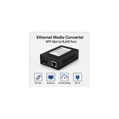 ซื้อ เครื่องแปลงสื่อ Gigabit SFP ด้วยระยะทางการส่งสัญญาณ 20 กม. สําหรับไฟเบอร์แบบเดียวและ 10/100/1000Mbps การต่อรองอัตโนมัติ online manufacture