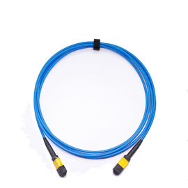 ซื้อ การสูญเสียการแทรกต่ำ 24 core MTP Mpo เกราะ LSZH วัสดุไฟเบอร์ออปติกสายแพทช์ 3 เมตร online manufacture