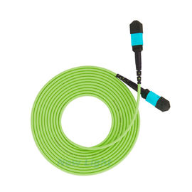 ซื้อ สายแพทช์ไฟเบอร์ออปติก Green Mpo 32 Core MTP / MPO ตัวเมีย 400G 3 เมตร OM5-600 online manufacture