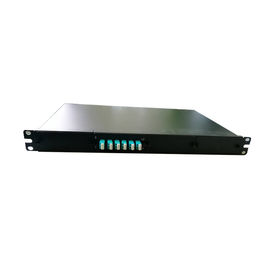 ซื้อ กรอบกระจายไฟเบอร์ออปติกสีดำ 1U 19 '' Rack Mount 16C / 32C Ribbon Patch Panel online manufacture