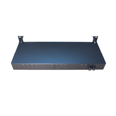 ซื้อ 1U Rack Mount Fiber Optic Distribution Box พร้อมความจุ 8C 12C 24C 32C 48C และความสูญเสียการใส่ 0.35dB 0.5dB สําหรับการใช้งานความหนาแน่นสูง online manufacture