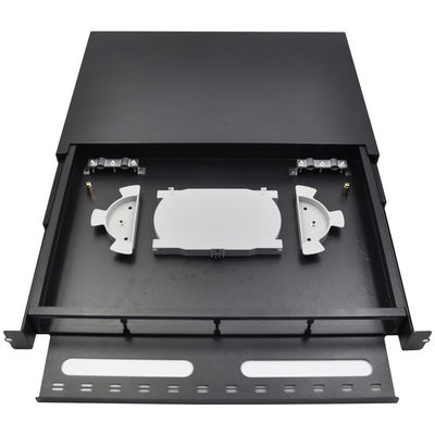 ซื้อ 19 นิ้ว 24 พอร์ต ODF Fiber Optic Patch Panel โครงสร้างลิ้นชักเพื่อการใช้งานที่ง่ายในศูนย์ข้อมูล online manufacture