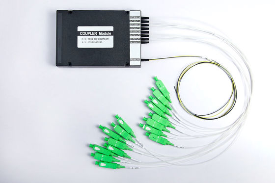 ซื้อ 8 ช่อง SC UPC CWDM Mux Demux Fiber Optic Multiplexer พร้อมโมดูล ABS ความยาวคลื่น 1470-1610nm online manufacture