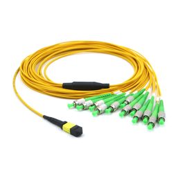 ซื้อ 12F การสูญเสียการแทรกต่ำ MPO เคเบิล MTP ตัวเมีย - สายเคเบิลตัวเชื่อมต่อไฟเบอร์ AP APC ของ STC online manufacture