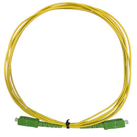 ซื้อ Single Mode Simplex 2.0mm สายแพทช์ไฟเบอร์ SC APC Green Connecter online manufacture