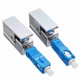 ซื้อ อะแดปเตอร์ใยแก้วนำแสง SC Bare UPC ชนิดโหมดเดียววัสดุโลหะตัวแปลงสี่เหลี่ยม online manufacture