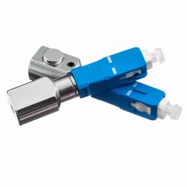 ซื้อ อะแดปเตอร์ใยแก้วนำแสงเปลือยตัวเชื่อมต่อ SC Couplers ใยแก้วนำแสงวัสดุโลหะ UPC online manufacture