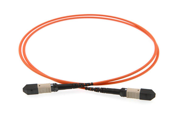 ซื้อ MPO MTP Cable MPO Patch Cord พร้อม 8 / 12 / 24 ไฟเบอร์คอร์ ความยาวที่ปรับเปลี่ยนได้และสูญเสียการใส่ต่ํา online manufacture