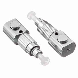 ซื้อ อะแดปเตอร์ใยแก้วนำแสง FC Bare อะแดปเตอร์สีเทาโลหะ FC Couplers เชื่อมต่อไฟเบอร์ออปติก online manufacture