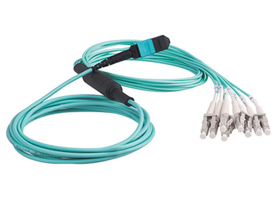ซื้อ สาย MPO MTP Fan Out 8/12/24 Core Fiber Optic Patch Cord พร้อมความยาวที่ปรับแต่งได้และการสูญเสียการแทรกต่ำ online manufacture