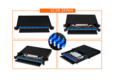 ซื้อ 1u ไฟเบอร์ออปติกแพทช์แผงแผ่นเย็นสเปรย์ปั้นช่องสี่เหลี่ยมโมดูลเดียว online manufacture