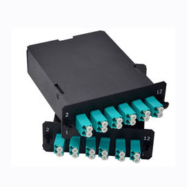ซื้อ MPO-24 ถึง 12x LC Duplex, Type AF, 24 Fibres OM3 Multimode FHD MPO Cassette online manufacture