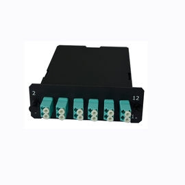ซื้อ Single Mode FHD โมดูล MPO Cassette MPO-24 ถึง 12x LC Duplex, Type A, 24 Fibres OS2 online manufacture