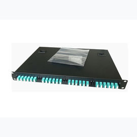ซื้อ 1u 19 แผงแพทช์ไฟเบอร์ออปติก SC / FC / ST / LC 48 พอร์ตแผงแพทช์สายไฟเบอร์ออปติก online manufacture