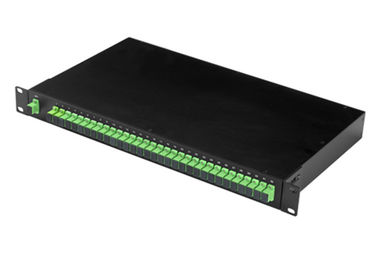 ซื้อ 1U 19 '' แร็คแยก PLC ไฟเบอร์ออปติก Splitter 1x32 พร้อมตัวเชื่อมต่อ SC เสถียรภาพสูง online manufacture