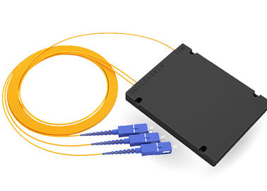 ซื้อ Wide Wavelength Fiber Optic Splitter PLC 1x2 ชนิดกล่อง ABS พร้อมตัวเชื่อมต่อ SC / PC online manufacture