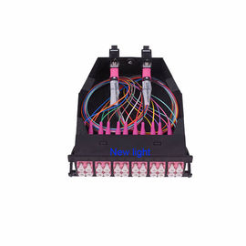 ซื้อ กล่องไฟเบอร์ออฟติคัลโลหะพร้อมอะแดปเตอร์ / ODF MPO-LC ไฟเบอร์ออปติก 12 แกน Cassette LGX Box online manufacture