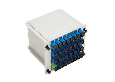 ซื้อ 1 In 32 Out PLC แยกไฟเบอร์ออปติก 1x32 เสียบ PLC ชนิดพร้อมตัวเชื่อมต่อ SC online manufacture