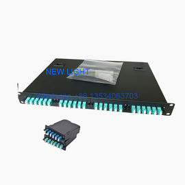 ซื้อ แผงแพทช์ไฟเบอร์ออปติกแบบ Rack Mount 19 พร้อมสายเคเบิล MPO / MTP และอะแดปเตอร์ online manufacture
