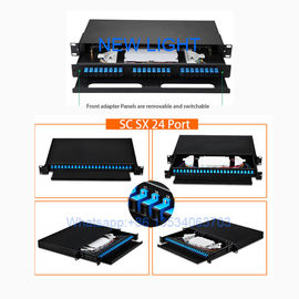 ซื้อ Rack Mount Multimode Fiber Optic Patch Panel / 48 พอร์ต 19 นิ้ว Patch Panel Fiber Optic online manufacture