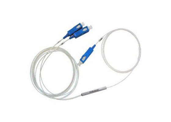 ซื้อ ตัวแยกไฟเบอร์ออปติก PLC ขนาดเล็ก 1x2 พร้อมท่อสแตนเลสสตีลสำหรับใช้งานโหมดเดี่ยว online manufacture