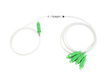ซื้อ 1x4 ประเภทมินิ PLC อุปกรณ์แยกแสงไฟเบอร์พร้อมตัวเชื่อมต่อ SC / APC online manufacture