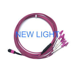 ซื้อ ขั้วต่อออปติคัล MPO MTP เคเบิล Om3 มัลติสายเคเบิลใยแก้วนำแสงสำหรับ Mpo Fibre Cassette online manufacture