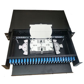 ซื้อ 2U 48 / 96F การดึง Sc Lc 19 แผงแพทช์ไฟเบอร์ออปติกแร็คเมาท์ดาต้าเซ็นเตอร์การจัดการสายเคเบิล online manufacture
