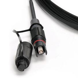 ซื้อ สายเคเบิลกันน้ำ SC Multimode สายแพทช์ไฟเบอร์ออปติก OM3 สายไฟเบอร์ Simplex online manufacture