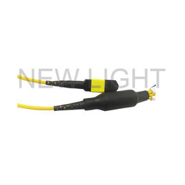 ซื้อ MTP - LC 12 Fiber Singlemode สายรัดสายไฟฝ่าวงล้อมที่มีขั้วต่อสูญเสียต่ำ online manufacture
