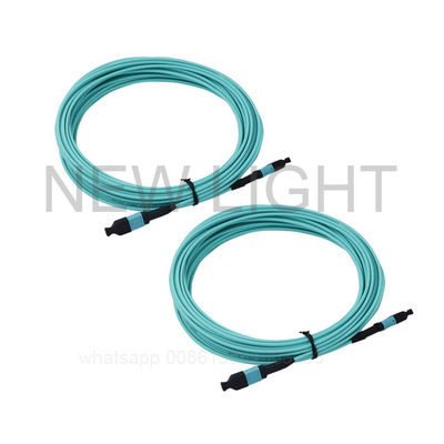 ซื้อ OM4 Multimode 12 Core MPO MTP Cable ด้วยวัสดุ LSZH สําหรับการเชื่อมต่อความหนาแน่นสูง online manufacture