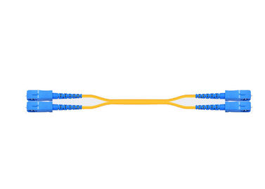 ซื้อ การส่งข้อมูล 40G สายแพทช์ไฟเบอร์ออปติก SC เพล็กซ์โหมดเดียว 1310 / 1550nm online manufacture