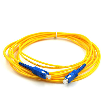 ซื้อ IEC Standard SC Fiber Optical Patch Cord พร้อม LSZH Jacket และการจัดอันดับความเผาไหม้สําหรับการใช้งานในเครือข่าย online manufacture