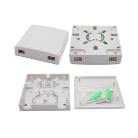 ซื้อ กล่องเลิกจ้าง FTTH 2 พอร์ต / กล่องเลิกจ้าง SC ไฟเบอร์ออปติคกันน้ำ online manufacture
