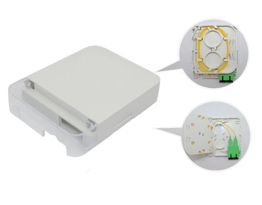 ซื้อ 2 Port SC Duplex Fiber Optic Patch Panel ติดผนัง ติดตั้งไฟเบอร์ออปติก online manufacture