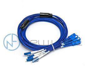 ซื้อ 4 Fibres LC SC 2.0 Branch 0.5 เมตรสายแพทช์ไฟเบอร์ออปติก online manufacture