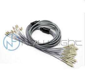 ซื้อ 12F Fan Out Armoured Multimode Sc Lc สายแพทช์ไฟเบอร์ออฟติคัล online manufacture