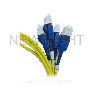 ซื้อ แจ็คเก็ต PVC 50 / 125um 3.0 มม. สายเคเบิล MM MPO Breakout Fibers online manufacture