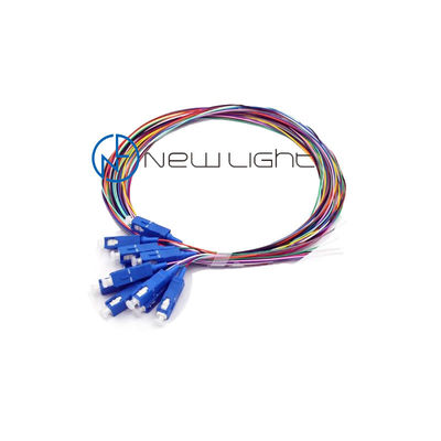 ซื้อ 10G สปีด 12 คอร์ หลอดหลวม ไฟเบอร์ออปติก Pigtail พร้อมหัวต่อ LC ST SC online manufacture
