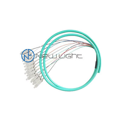 ซื้อ 12core Multimode Fiber Optic Pigtail กว้าง 0.9mm สําหรับการส่งข้อมูลความเร็วสูง online manufacture