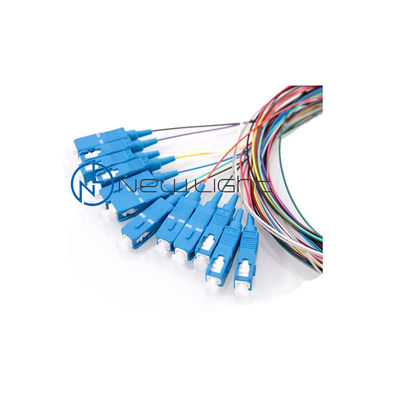 ซื้อ LSZH 12 สี 1M ผมเปียไฟเบอร์ออปติก SC / E2000 / FC / ST ไฟเบอร์ออปติกหาง online manufacture