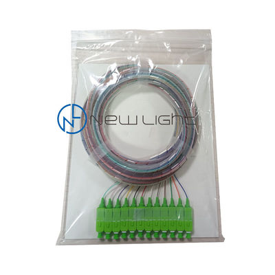 ซื้อ SC APC Connector Fiber Optic Pigtail ความยาวคลื่น 1310nm และความสูญเสียการใส่ที่ต่ําสําหรับเครือข่าย FTTH online manufacture